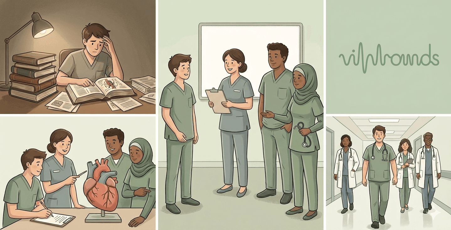 VitalRounds story collage