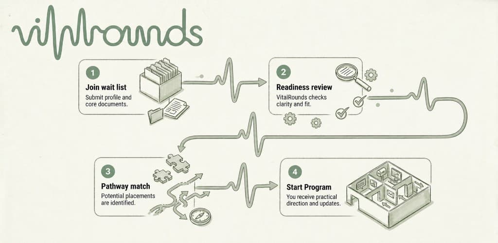 VitalRounds clear pathway from wait list to clinical rounds